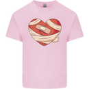 A Broken Heart Anti Valentines Day Single Kids T-Shirt Childrens Light Pink