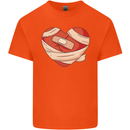 A Broken Heart Anti Valentines Day Single Kids T-Shirt Childrens Orange
