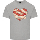 A Broken Heart Anti Valentines Day Single Kids T-Shirt Childrens Sports Grey
