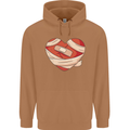 A Broken Heart Anti Valentines Day Single Mens 80% Cotton Hoodie Caramel Latte