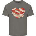 A Broken Heart Anti Valentines Day Single Mens Cotton T-Shirt Tee Top Charcoal