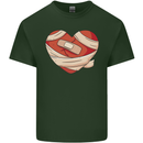 A Broken Heart Anti Valentines Day Single Mens Cotton T-Shirt Tee Top Forest Green
