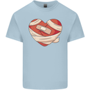 A Broken Heart Anti Valentines Day Single Mens Cotton T-Shirt Tee Top Light Blue