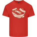 A Broken Heart Anti Valentines Day Single Mens Cotton T-Shirt Tee Top Red