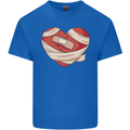 A Broken Heart Anti Valentines Day Single Mens Cotton T-Shirt Tee Top Royal Blue