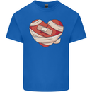 A Broken Heart Anti Valentines Day Single Mens Cotton T-Shirt Tee Top Royal Blue
