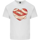 A Broken Heart Anti Valentines Day Single Mens Cotton T-Shirt Tee Top White