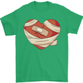 A Broken Heart Anti Valentines Day Single Mens T-Shirt 100% Cotton Irish Green