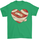 A Broken Heart Anti Valentines Day Single Mens T-Shirt 100% Cotton Irish Green
