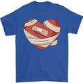 A Broken Heart Anti Valentines Day Single Mens T-Shirt 100% Cotton Royal Blue