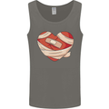 A Broken Heart Anti Valentines Day Single Mens Vest Tank Top Charcoal