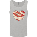 A Broken Heart Anti Valentines Day Single Mens Vest Tank Top Sports Grey