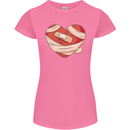A Broken Heart Anti Valentines Day Single Womens Petite Cut T-Shirt Azalea