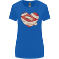 A Broken Heart Anti Valentines Day Single Womens Wider Cut T-Shirt Royal Blue