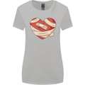 A Broken Heart Anti Valentines Day Single Womens Wider Cut T-Shirt Sports Grey