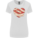 A Broken Heart Anti Valentines Day Single Womens Wider Cut T-Shirt White