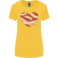 A Broken Heart Anti Valentines Day Single Womens Wider Cut T-Shirt Yellow