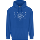 A Buffalo Childrens Kids Hoodie Royal Blue