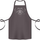A Buffalo Cotton Apron 100% Organic Dark Grey
