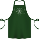 A Buffalo Cotton Apron 100% Organic Forest Green