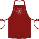 A Buffalo Cotton Apron 100% Organic Maroon