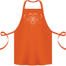 A Buffalo Cotton Apron 100% Organic Orange