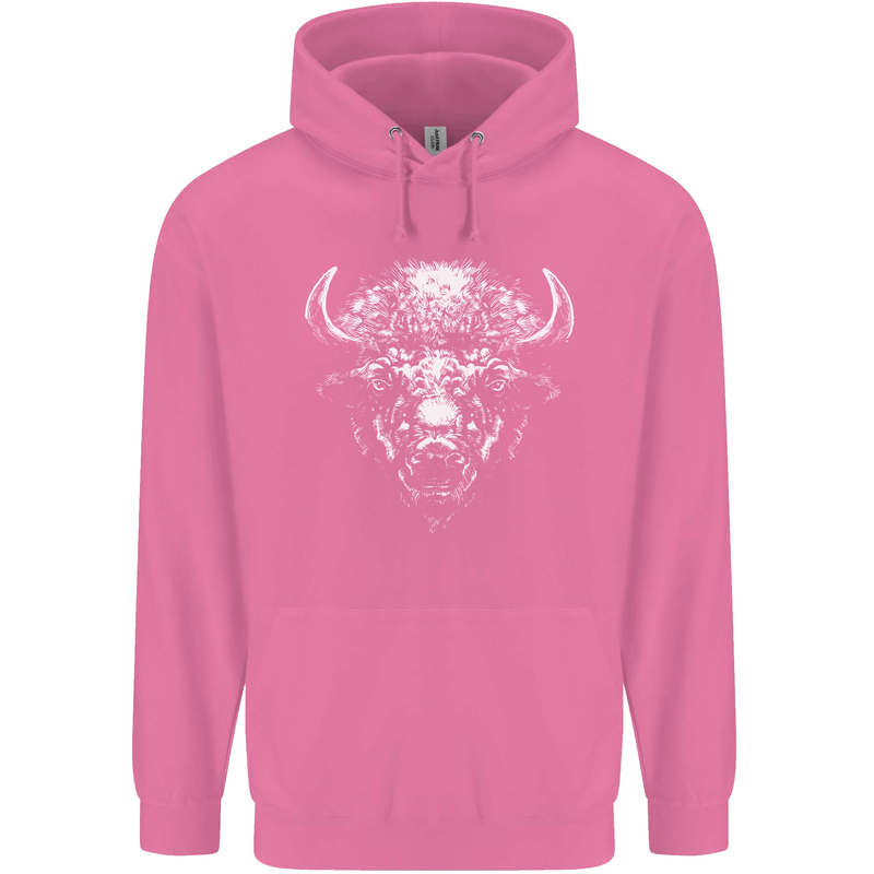 A Buffalo Head Childrens Kids Hoodie Azalea