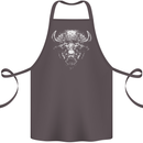 A Buffalo Head Cotton Apron 100% Organic Dark Grey