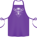 A Buffalo Head Cotton Apron 100% Organic Purple