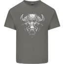 A Buffalo Head Kids T-Shirt Childrens Charcoal