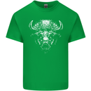 A Buffalo Head Mens Cotton T-Shirt Tee Top Irish Green