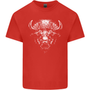 A Buffalo Head Mens Cotton T-Shirt Tee Top Red