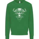 A Buffalo Head Mens Sweatshirt Jumper Irish Green