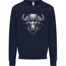 A Buffalo Head Mens Sweatshirt Jumper Navy Blue