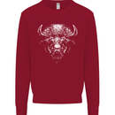 A Buffalo Head Mens Sweatshirt Jumper Red