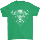 A Buffalo Head Mens T-Shirt 100% Cotton Irish Green