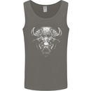 A Buffalo Head Mens Vest Tank Top Charcoal