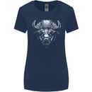 A Buffalo Head Womens Wider Cut T-Shirt Navy Blue