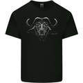 A Buffalo Mens Cotton T-Shirt Tee Top Black