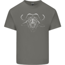 A Buffalo Mens Cotton T-Shirt Tee Top Charcoal
