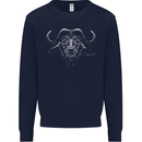 A Buffalo Mens Sweatshirt Jumper Navy Blue