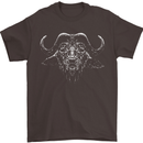A Buffalo Mens T-Shirt 100% Cotton Dark Chocolate