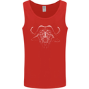 A Buffalo Mens Vest Tank Top Red