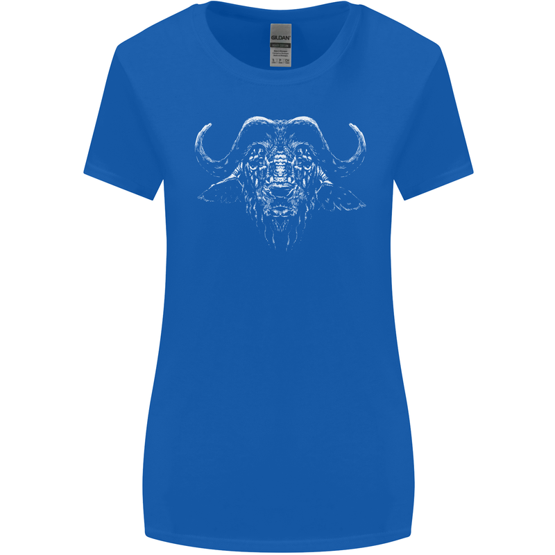 A Buffalo Womens Wider Cut T-Shirt Royal Blue