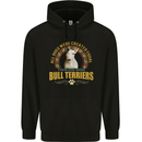 A Bull Terrier Dog Childrens Kids Hoodie Black