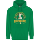 A Bull Terrier Dog Childrens Kids Hoodie Irish Green