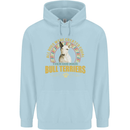 A Bull Terrier Dog Childrens Kids Hoodie Light Blue