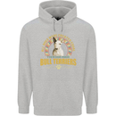 A Bull Terrier Dog Childrens Kids Hoodie Sports Grey