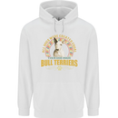 A Bull Terrier Dog Childrens Kids Hoodie White