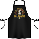 A Bull Terrier Dog Cotton Apron 100% Organic Black